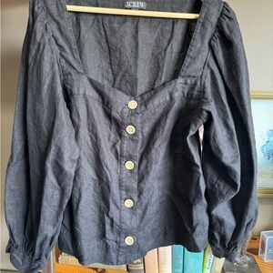 J. Crew Black Women's Top